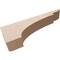 Ekena Millwork 3"W x 18"D x 6"H Thin Yorktown Rough Cedar Woodgrain TimberThane Corbel, Primed Tan CORUR03X18X06YORRCPR - alternate 6
